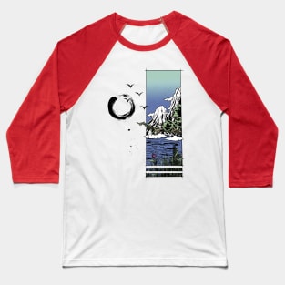 Lake and Mountain Baseball T-Shirt